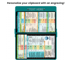WhiteCoat Clipboard® - Teal Ovarian/Adnexal Sonography Edition